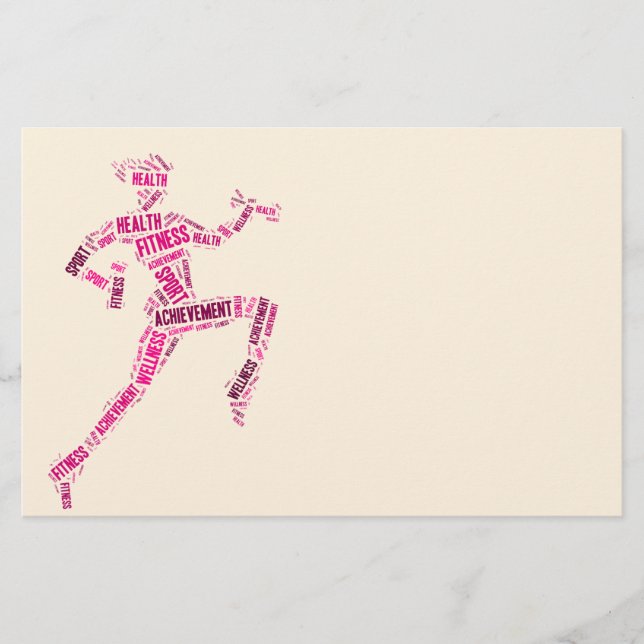 Fitness-flicka Flygblad (Framsidan)