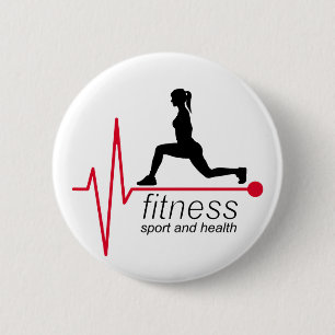 Fitness-flicka Knapp
