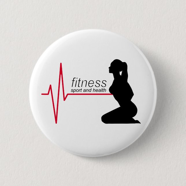 Fitness-flicka Knapp (Framsida)