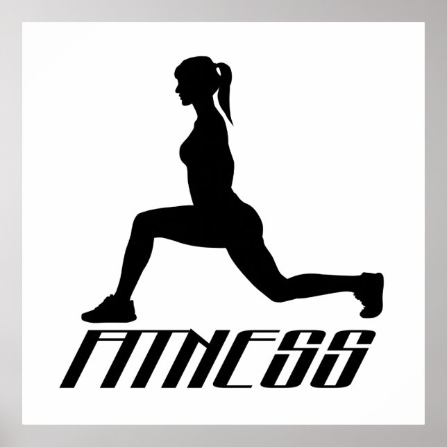 Fitness-flicka Poster (Framsidan)