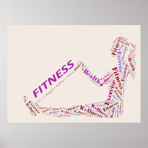 Fitness-flicka Poster