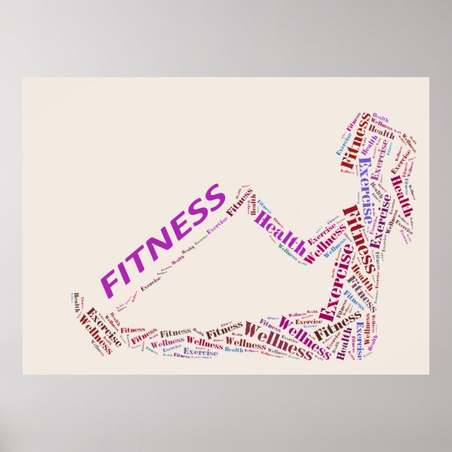 Fitness-flicka Poster (Framsidan)