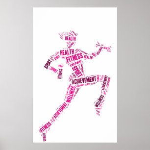 Fitness-flicka Poster