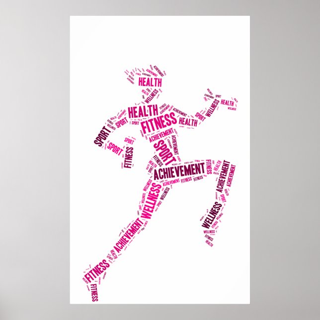 Fitness-flicka Poster (Framsidan)