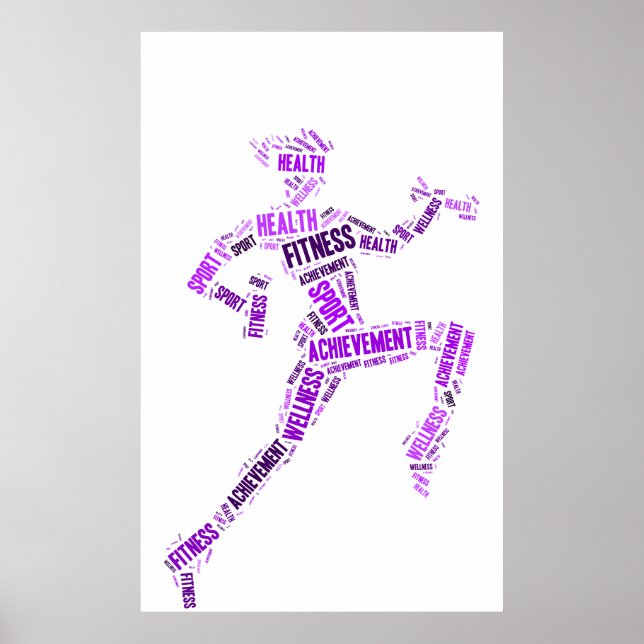 Fitness-flicka Poster (Framsidan)