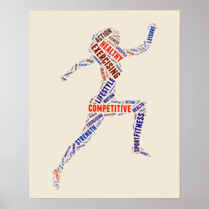 Fitness-flicka Poster