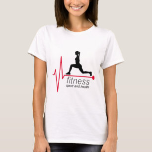 Fitness-flicka T Shirt