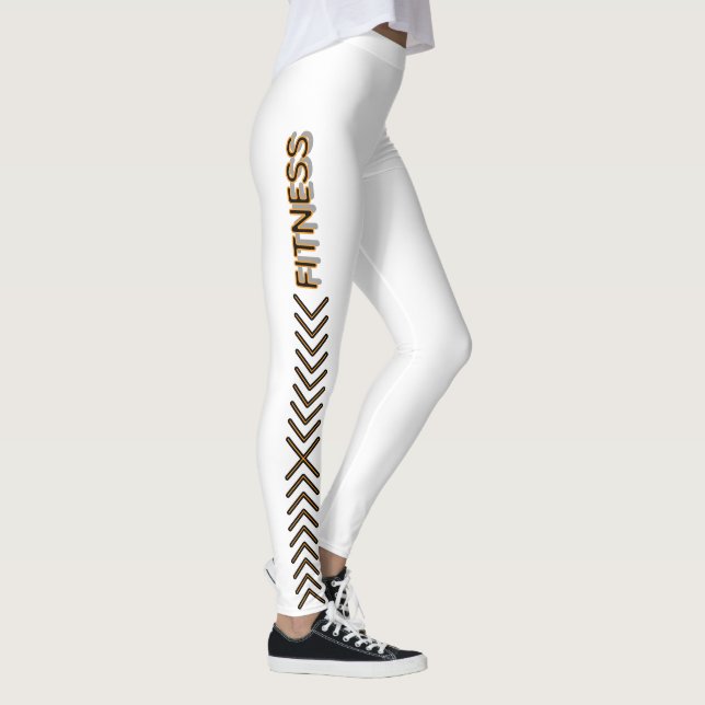 "FITNESS FOR HEALTH LIVING",  LEGGINGS (Höger)