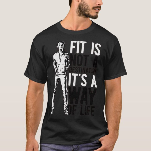 Fitness girl t shirt (Framsida)
