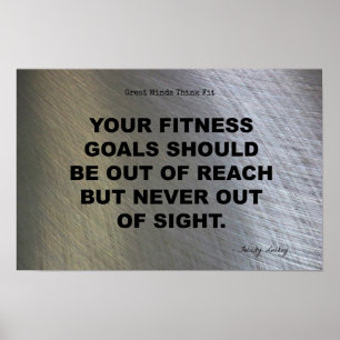 Fitness Goals: Aldrig ur sikte! Poster