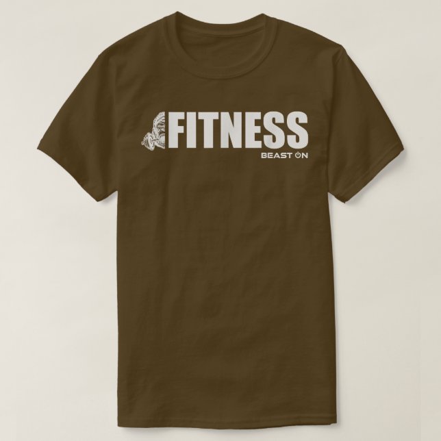 Fitness Gorilla Dumbbell Gym Motivation Fitness T Shirt (Design framsida)
