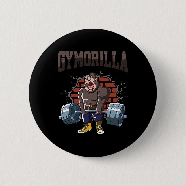 Fitness Gorilla Gymorilla Deadlift Workout Trainin Knapp (Framsida)