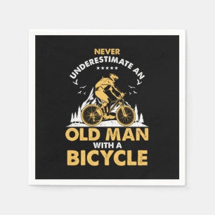 Fitness Grandpa Exercise Bikers Bicycle MTB Cyclin Pappersservett