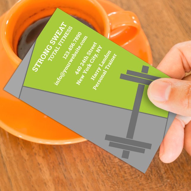 Fitness Gym Affärskort Visitkort (Skapare uppladdad)