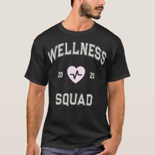 Fitness Gym Crew HÄLSA SQUAD 2021 Health Traine T Shirt