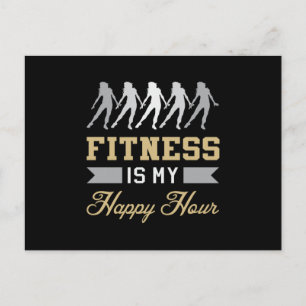 Fitness Gym Dance Dancing Workout Sport Gift Idea Vykort