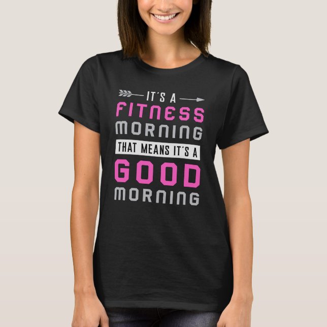 Fitness Gym Dance Sport Dancing Workout Gift Idea T Shirt (Framsida)