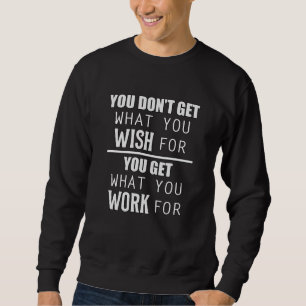 Fitness Gym Exercise Workout Sport Funny Gift Idea Lång Ärmad Tröja