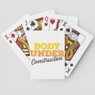 Fitness Gym Gift Body under Construction Gift Casinokort
