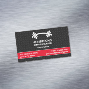 Fitness Gym Magnetiska Visitkort