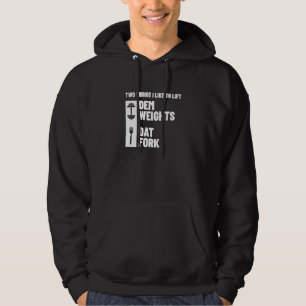 Fitness Gym Meme - Weightlift Bodybuilding der - W Hoodie