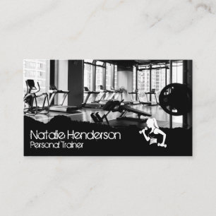 Fitness Gym Personlig Logotyp Visitkort