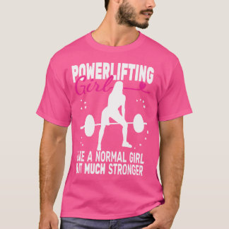 Fitness Gym Powerlifter Powerlyftande viktlyftande T Shirt