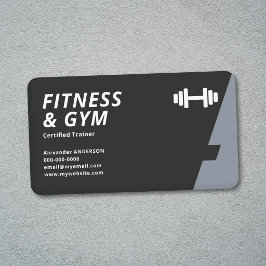 Fitness & Gym Tränare Visitkort