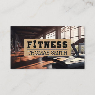 Fitness Gym Utövande Visitkort