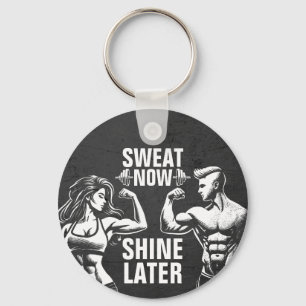 Fitness Gym Workout Bodybuilding Motivational Nyckelring