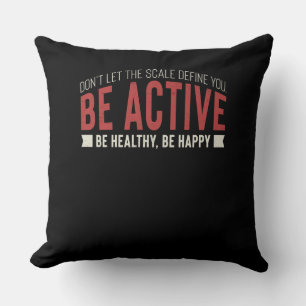 Fitness Gym Workout Motivation Kudde