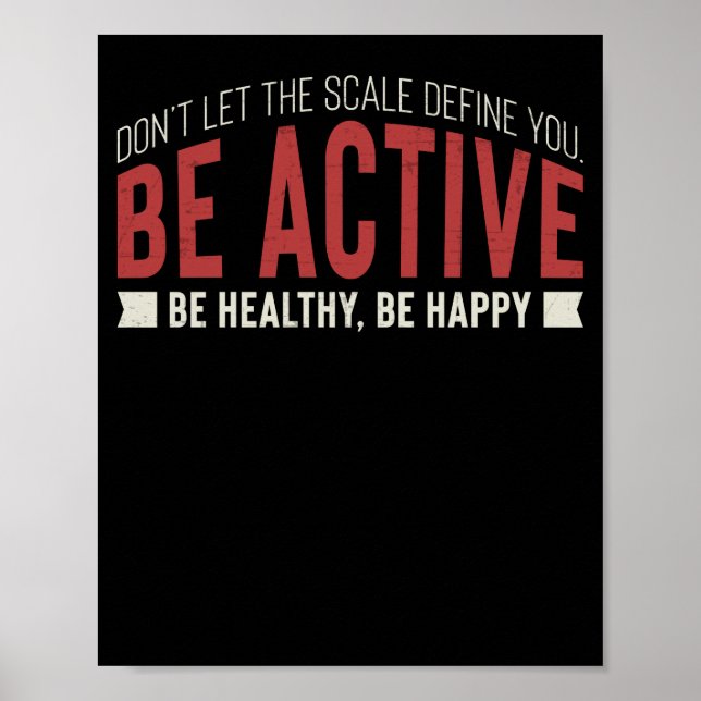 Fitness Gym Workout Motivation Poster (Framsidan)