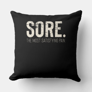 Fitness Gym Workout Motivational Quote Kudde