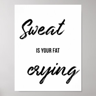 Fitness, Gym, Workout Motivational Wall Decor Poster