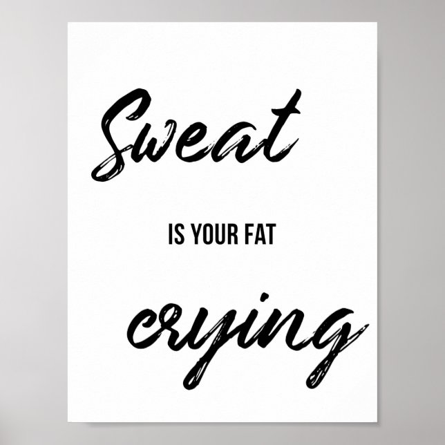 Fitness, Gym, Workout Motivational Wall Decor Poster (Framsidan)