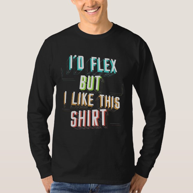 Fitness Gym Workout Weightlift Barbell Exercise T Shirt (Framsida)
