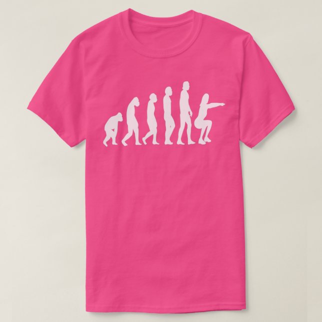 Fitness Gymnastics Gymnastics Evolution Aerobics T Shirt (Design framsida)
