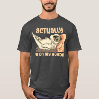 Fitness Hund Funny Lazy Puppy Workout T Shirt