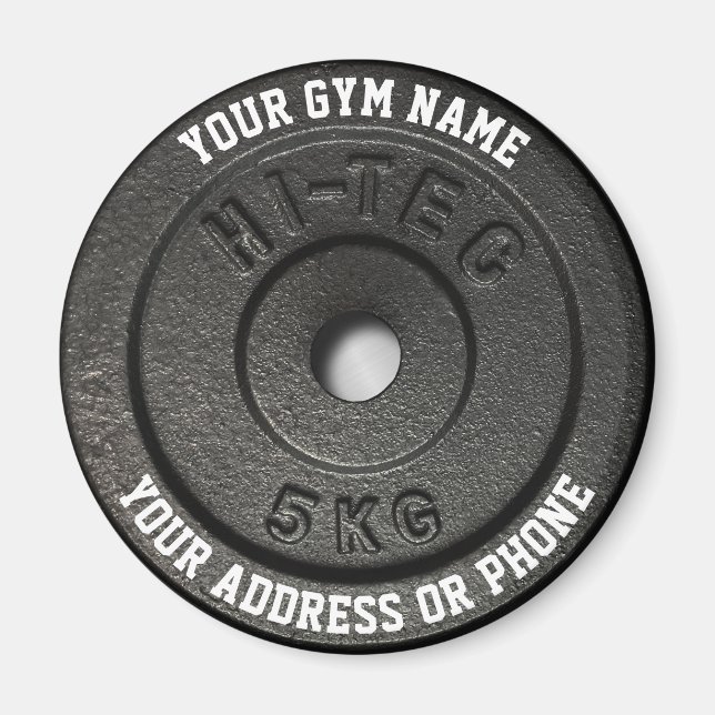 Fitness Instructor Gym Owner Gym Coach Workout Magnet (Framsidan)