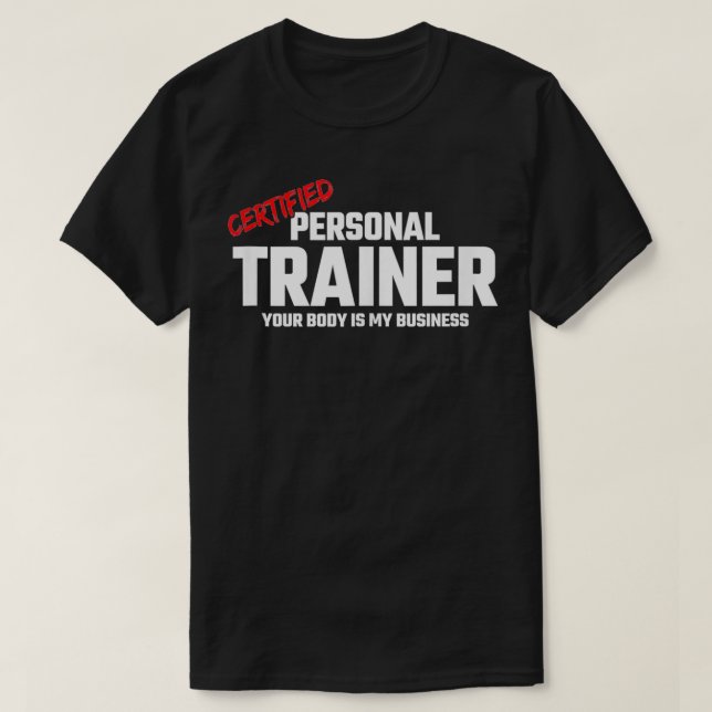 Fitness Instructor Health Fitness Coach Personal T T Shirt (Design framsida)
