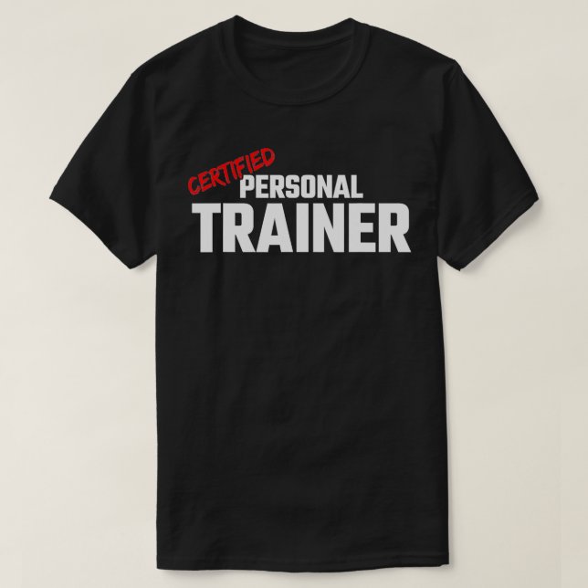 Fitness Instructor Health Fitness Coach Personal T T Shirt (Design framsida)