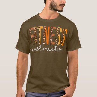 Fitness Instructor leopard Fall Autumn Lovers Than T Shirt