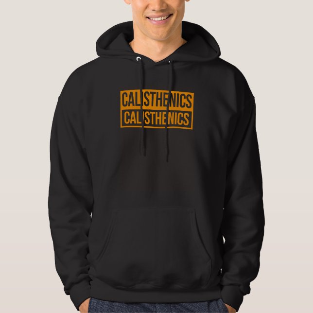 Fitness Instructor Workout Gym Calisthenics Hoodie (Framsida)