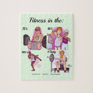 Fitness Jigszle Puzzle Pussel