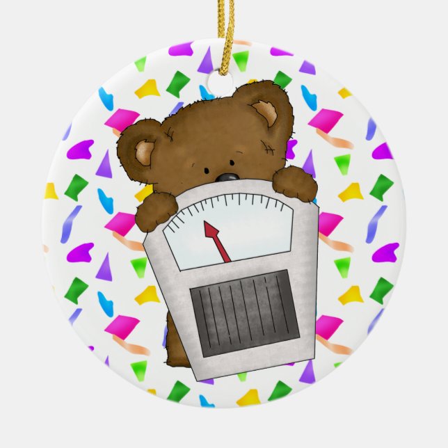 Fitness! Julgransprydnad Keramik (Framsidan)