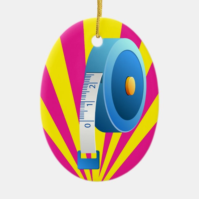 Fitness! Julgransprydnad Keramik (Framsidan)