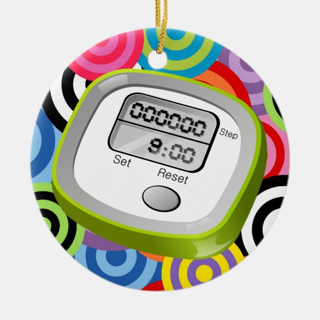 Fitness! Julgransprydnad Keramik (Framsidan)