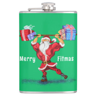 Fitness Jultomten-kolv Fickplunta