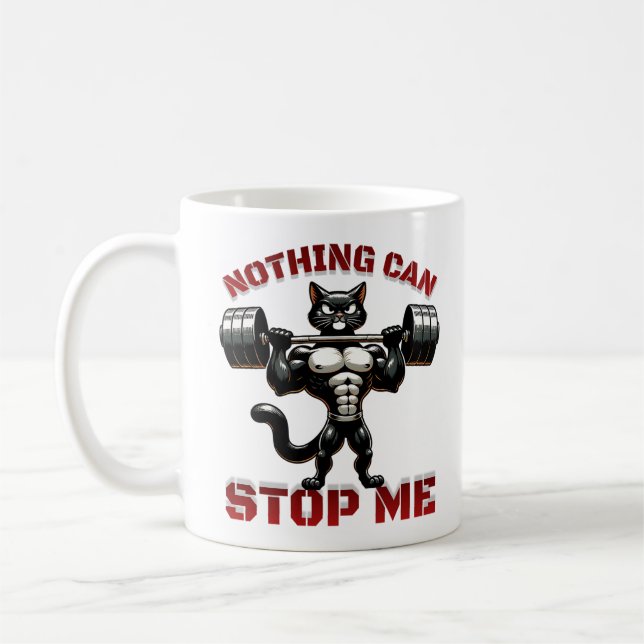 Fitness-Kattdjur Kaffemugg (Vänster)