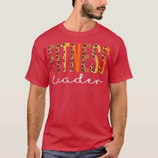 Fitness Leader leopard Squad Cute Fall Autumn Than T Shirt